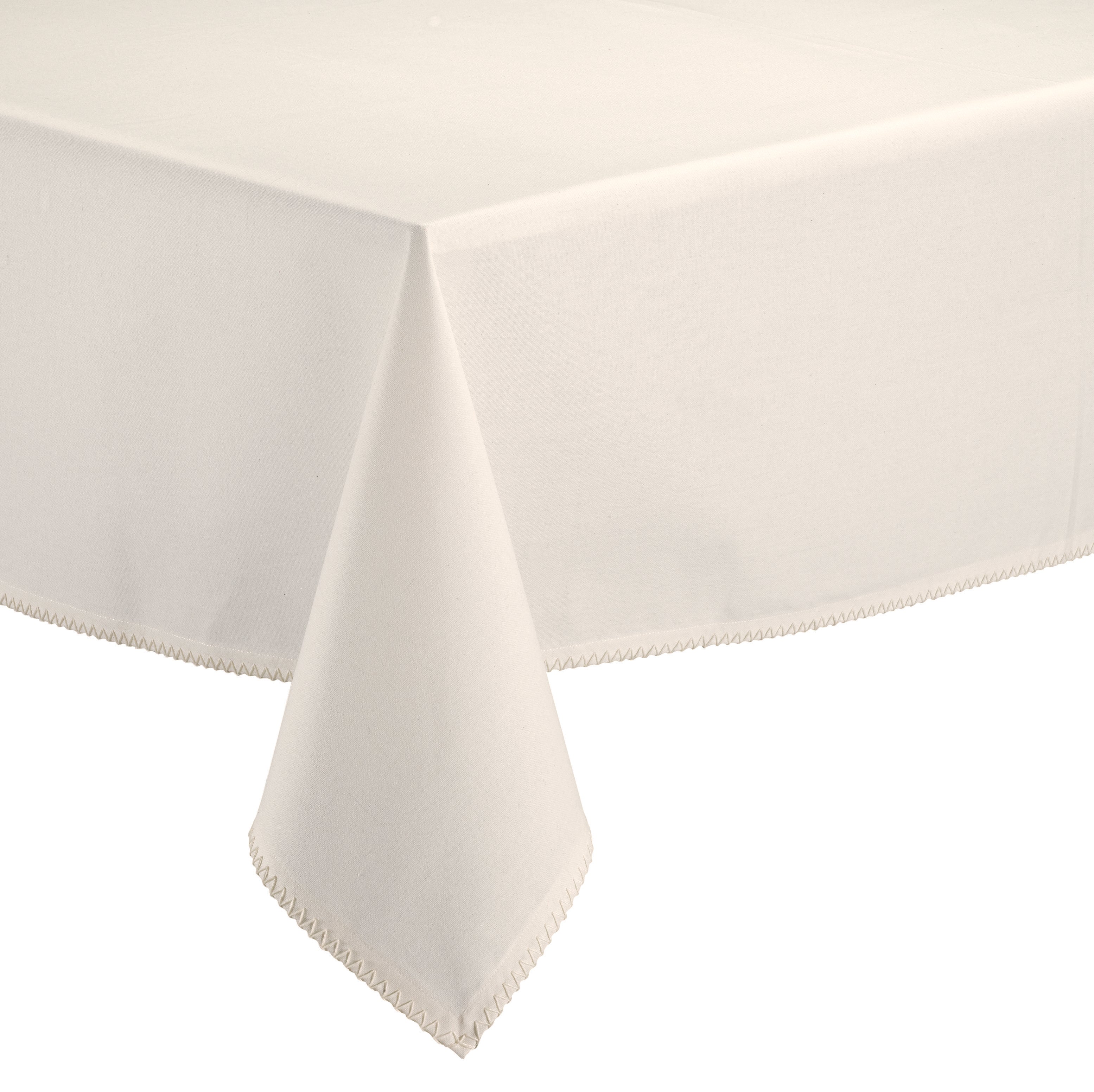 Gerecycleerd tafelkleed Delia Ivoire 170 X 300