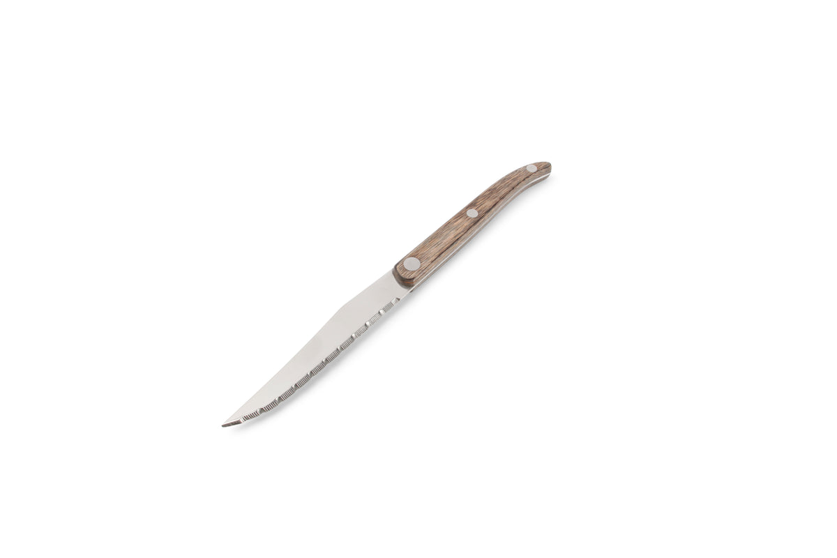Bonbistro - Steakmes pakka grijs Carve - set van 4
