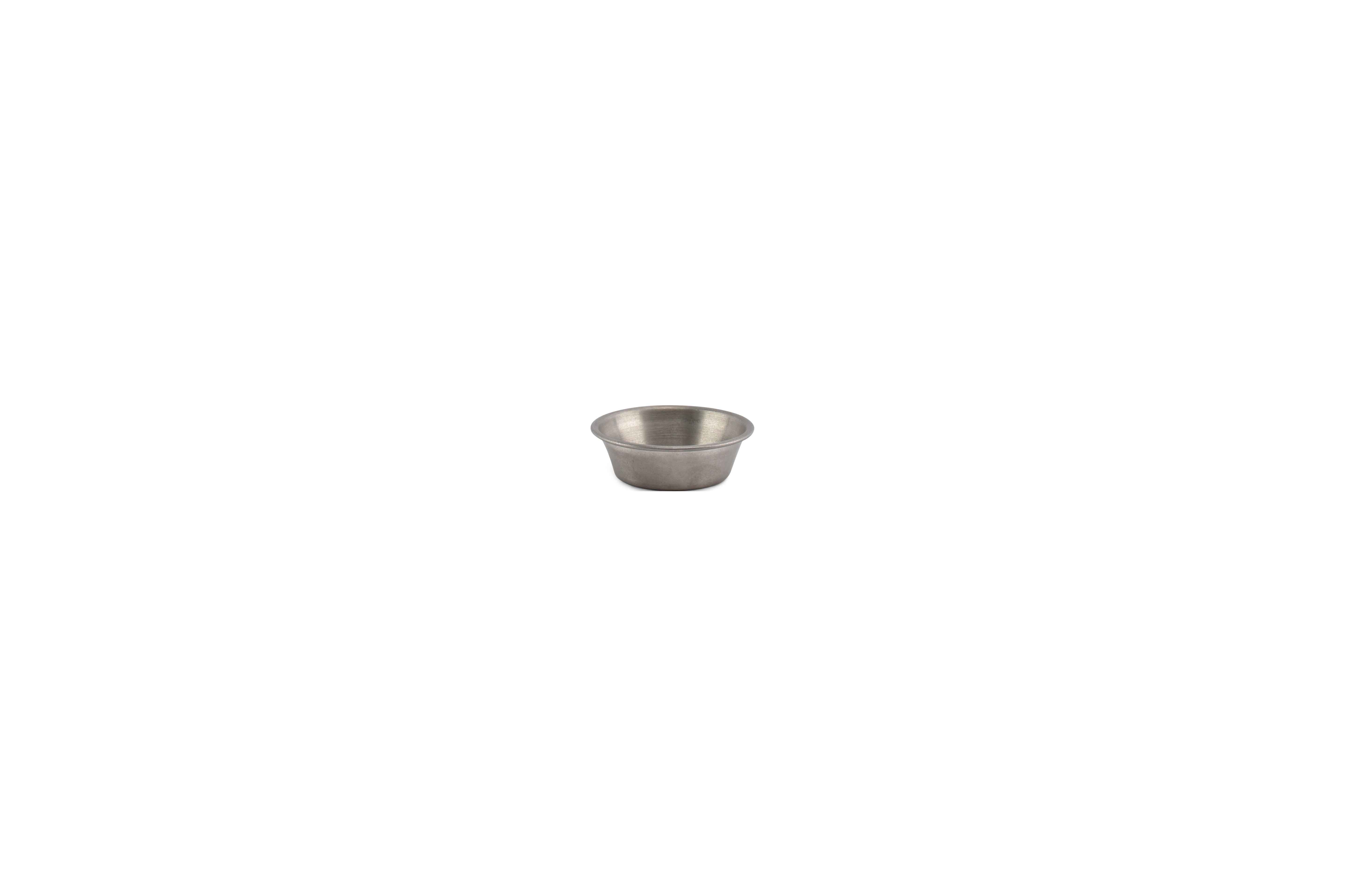Kom 7xH2,5cm antique zilver Serve