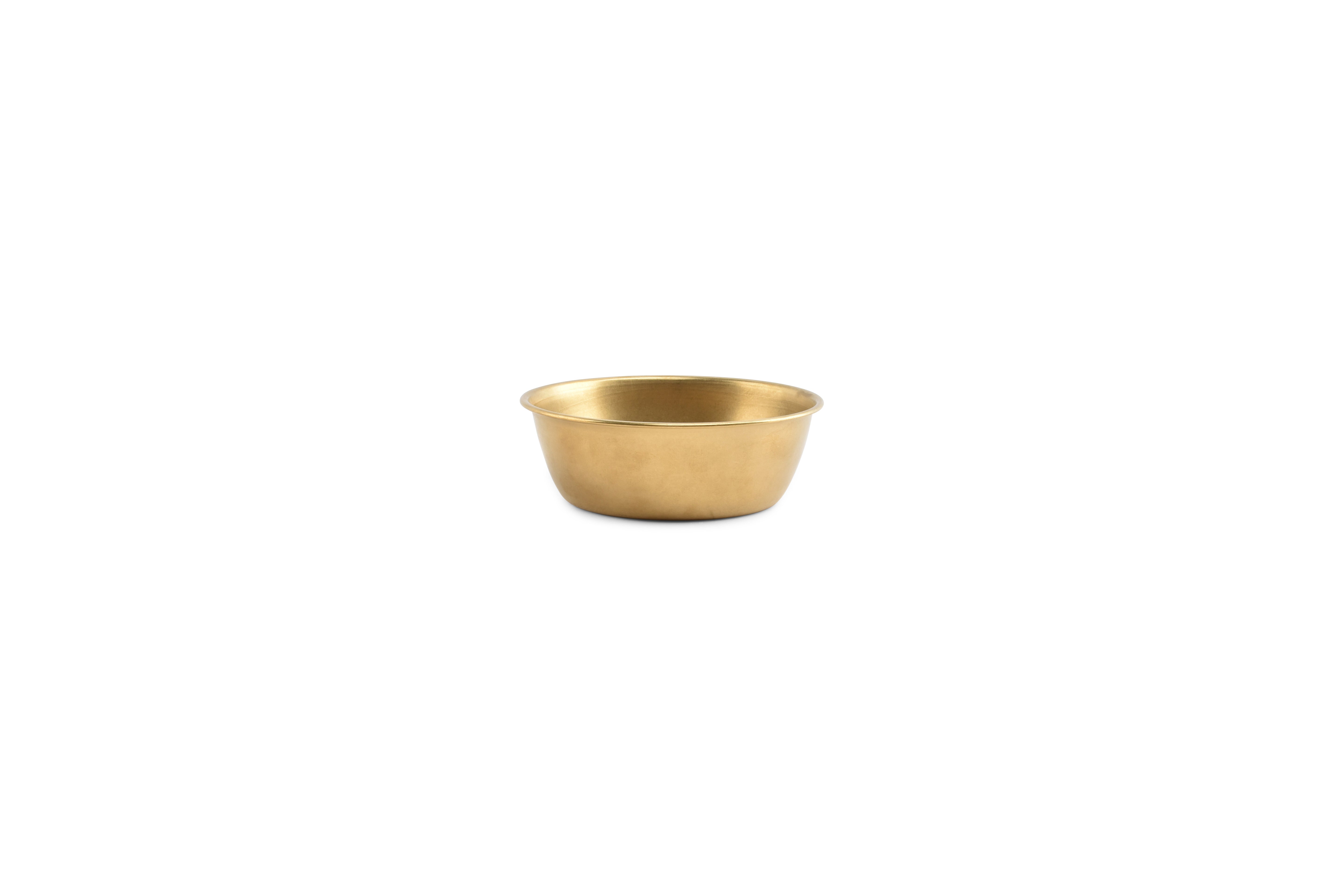 Kom 12xH4cm antique goud Serve