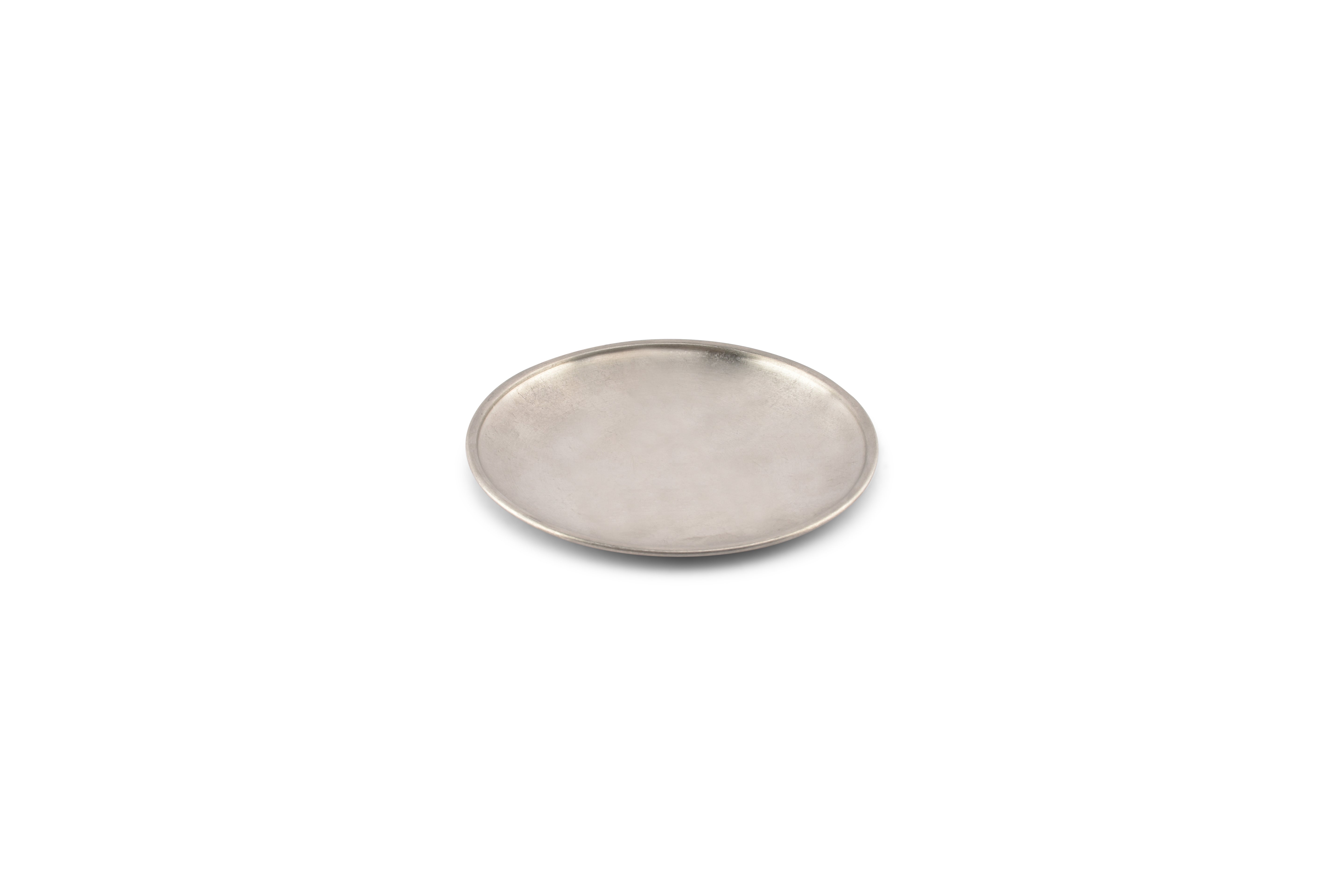 Plat bord 14cm antique zilver Serve