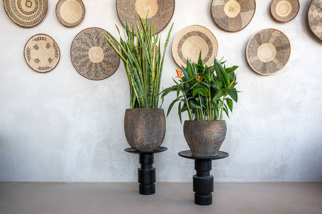Pottery Pots - Bloempot Claire S, Imperial Bruin