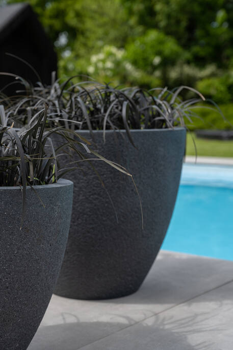 Pottery Pots - Bloempot Jesslyn S, Middernachtzwart