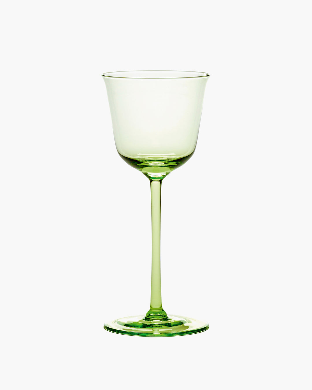 Ann Demeulemeester - Witte Wijnglas Groen Grace - Set van 4