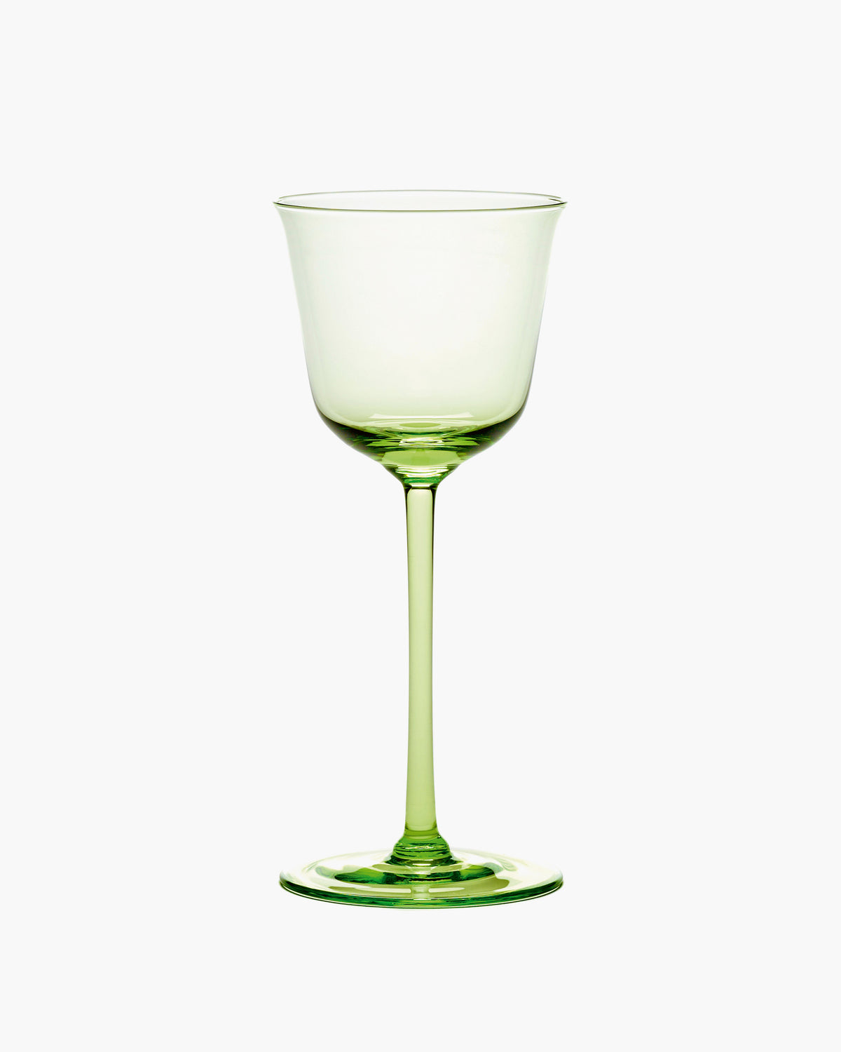 Ann Demeulemeester - Witte Wijnglas Groen Grace - Set van 4