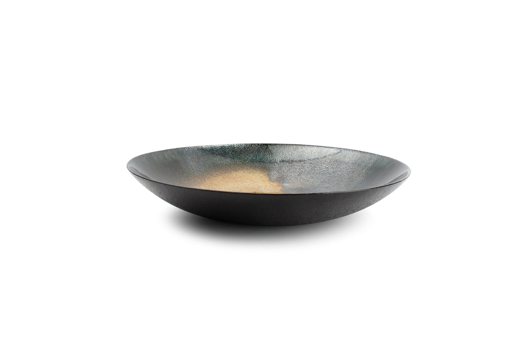 Salt &amp; Pepper - Sierschaal 33xH6cm glas zwart Cosmo