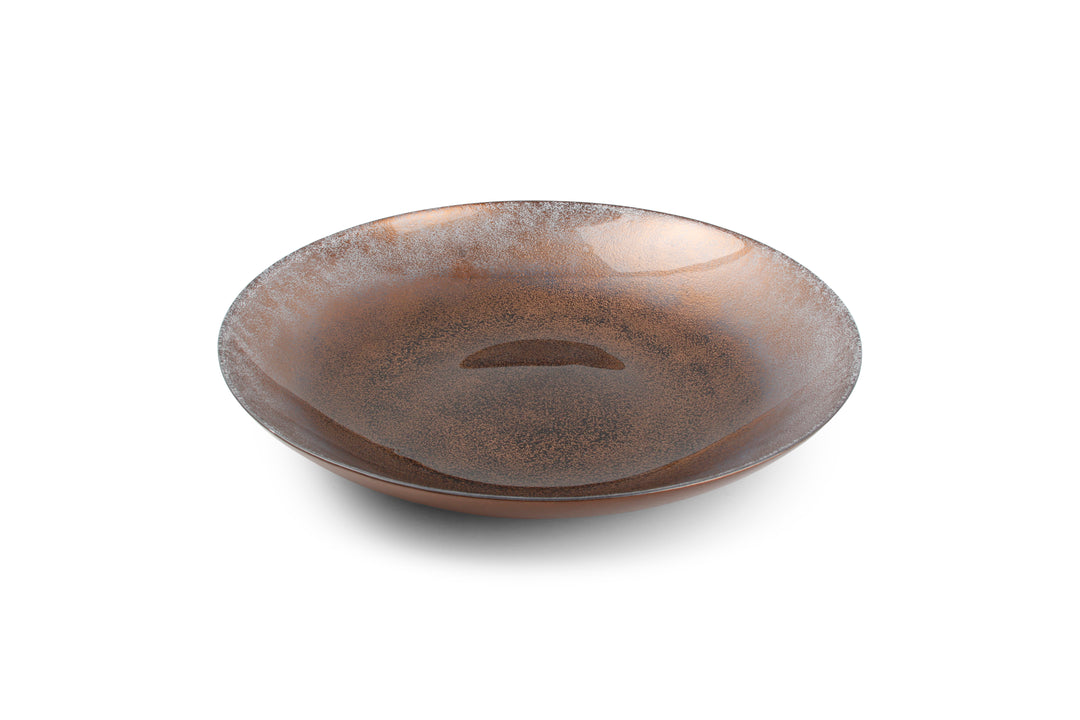 Salt &amp; Pepper - Sierschaal 40xH6,5cm glas sunset Cosmo