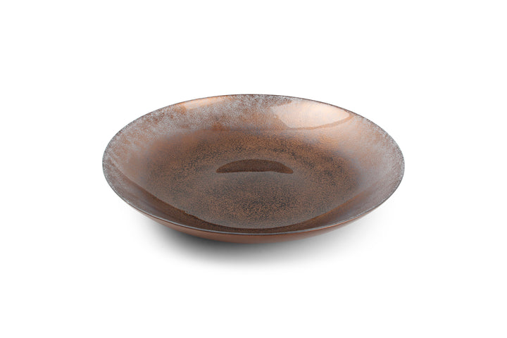 Salt &amp; Pepper - Sierschaal 40xH6,5cm glas sunset Cosmo