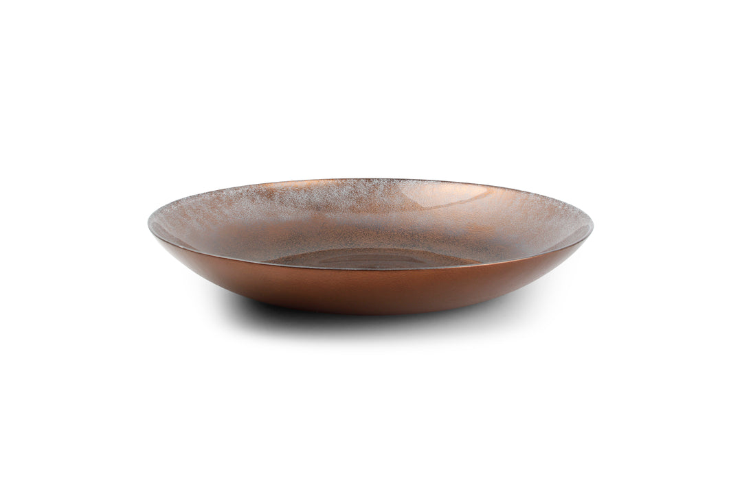 Salt &amp; Pepper - Sierschaal 40xH6,5cm glas sunset Cosmo