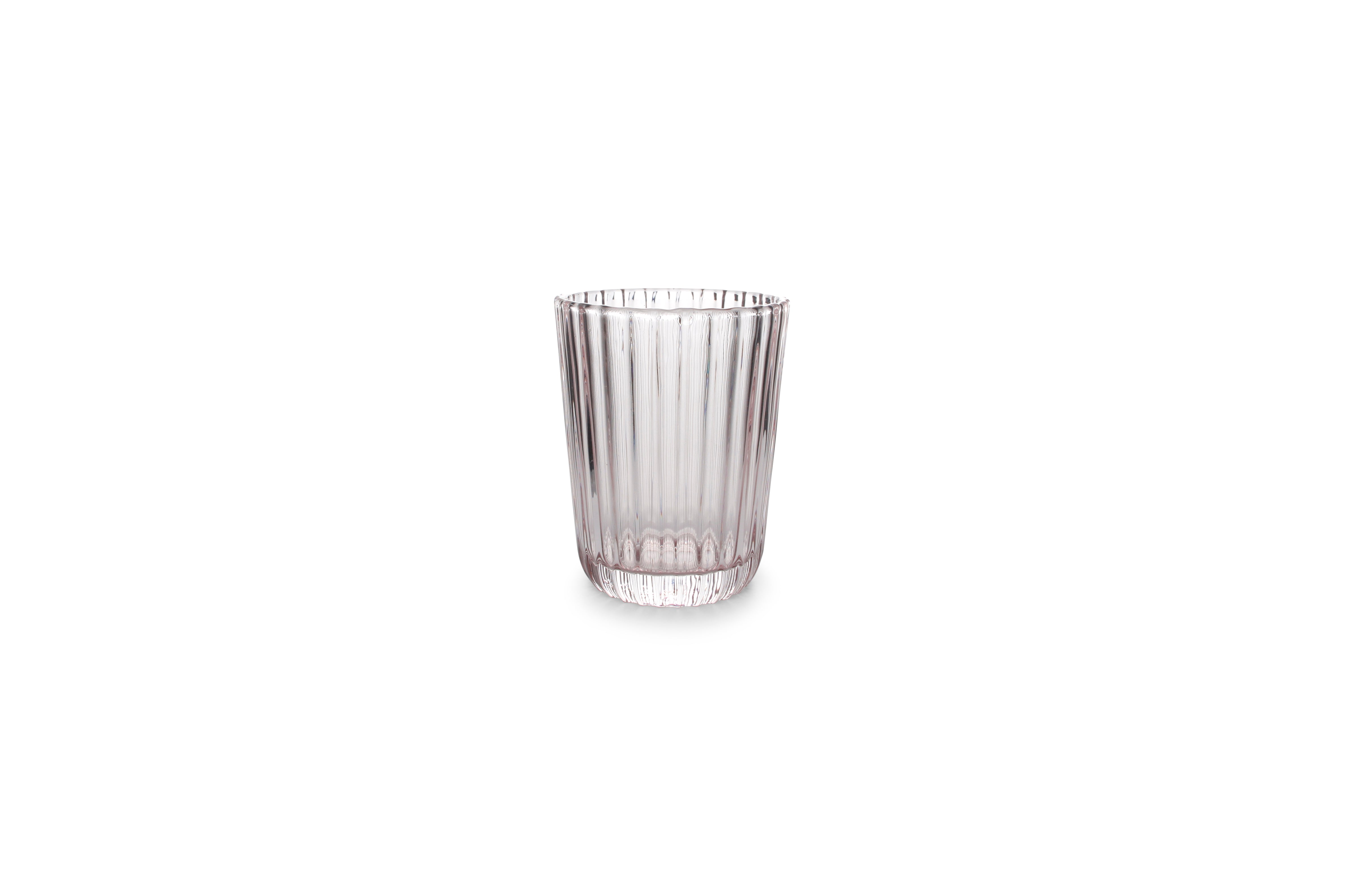 Glas 26cl roze Blossom - set/4
