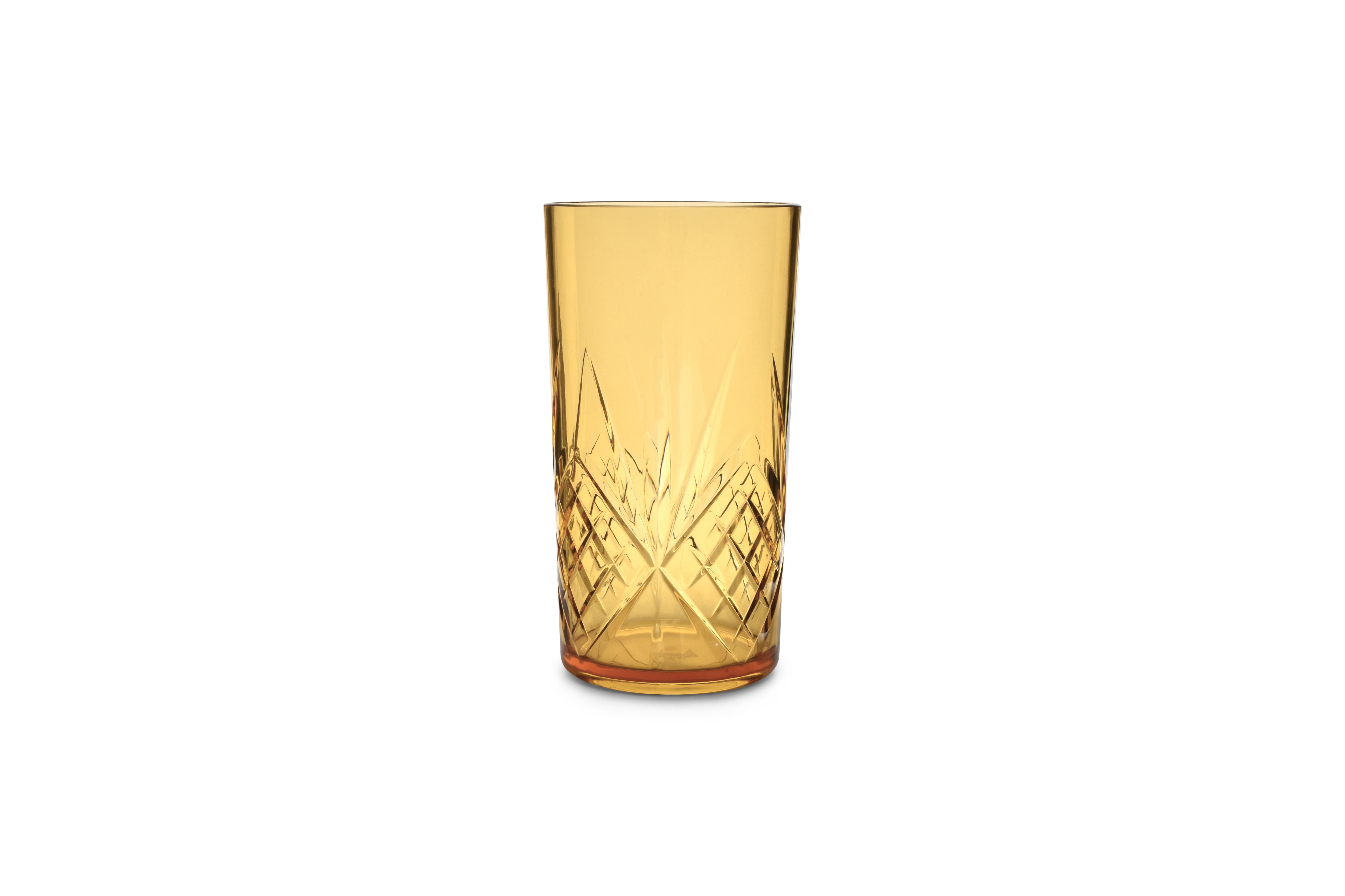 Glas 65cl acryl amber Costa - set/4