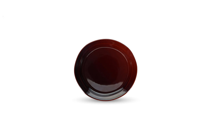 Salt &amp; Pepper - Plat bord 21cm dark maroon Manon (set van 4)