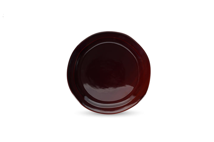 Salt &amp; Pepper - Plat bord 27,5cm dark maroon Manon (set van 4)