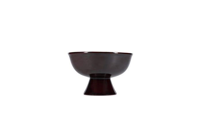 Salt &amp; Pepper - Serveerschaal 21xH13,5cm op voet dark maroon Manon