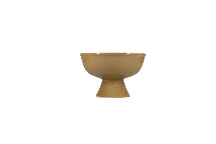 Salt &amp; Pepper - Serveerschaal 21xH13,5cm op voet olive green Manon