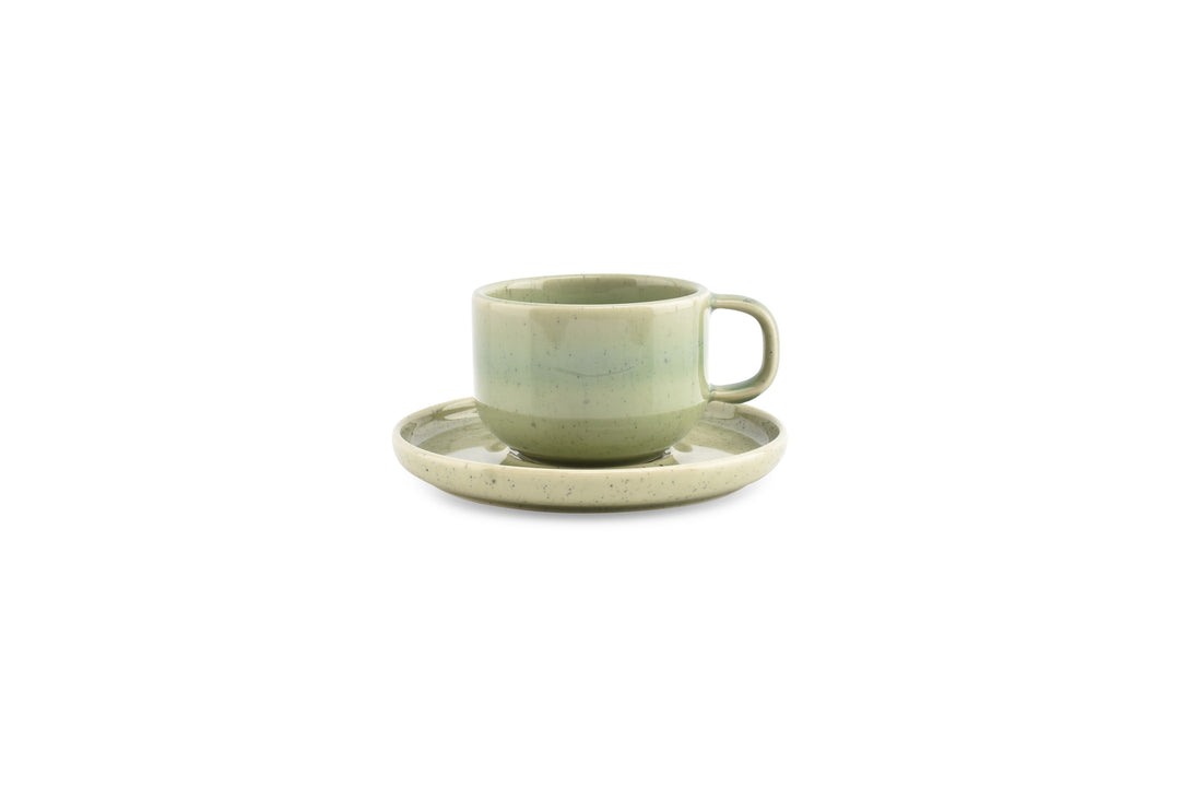 Salt &amp; Pepper - Kop 22cl sage Blush - Set van 6