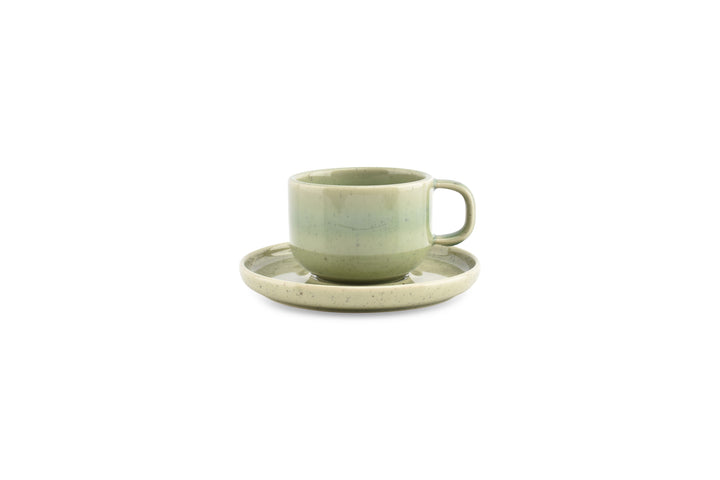 Salt &amp; Pepper - Kop 22cl sage Blush - Set van 6