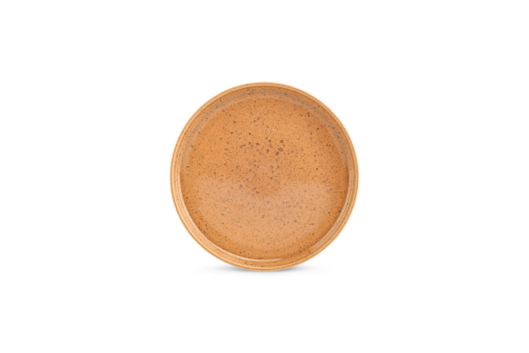 Plat bord 22xH2,5cm peach Blush  - Set van 4