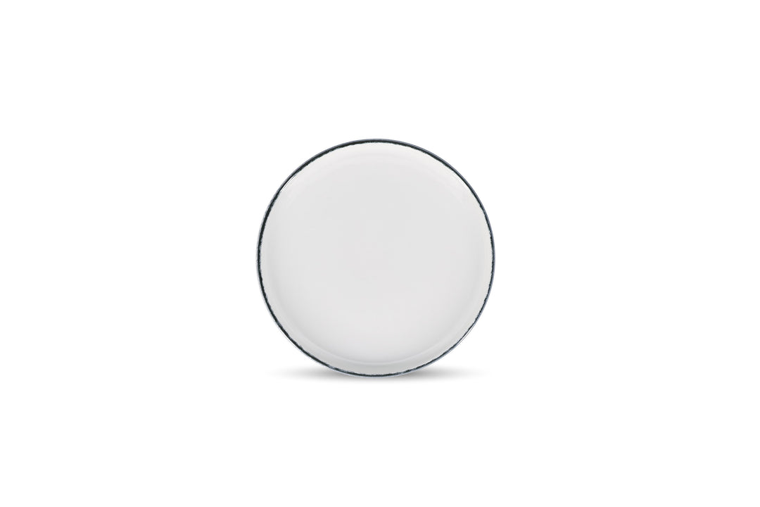 Salt &amp; Pepper - Plat bord 22xH2,5cm black rim Fade