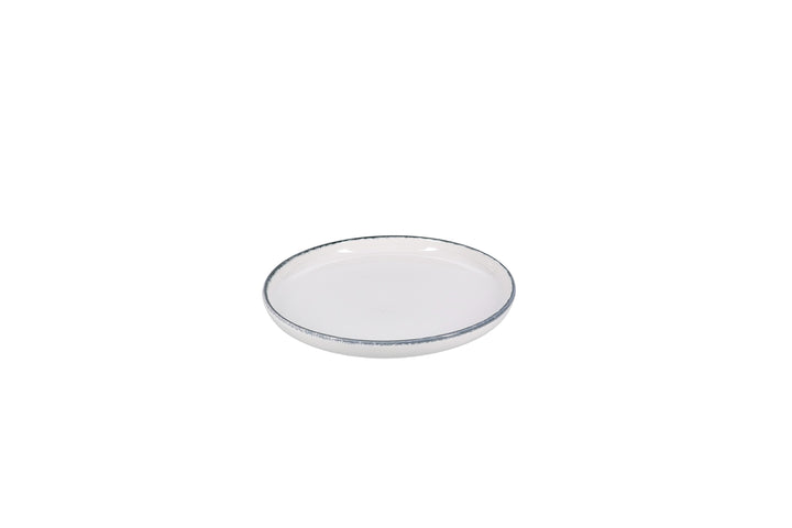 Salt &amp; Pepper - Plat bord 22xH2,5cm black rim Fade (set van 4)