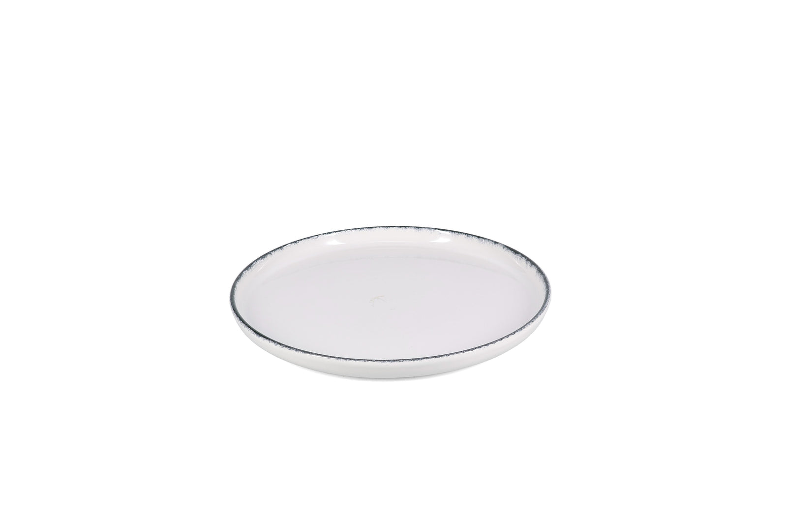 Salt & Pepper - Plat bord 27,5xH2,5cm black rim Fade (set van 4)
