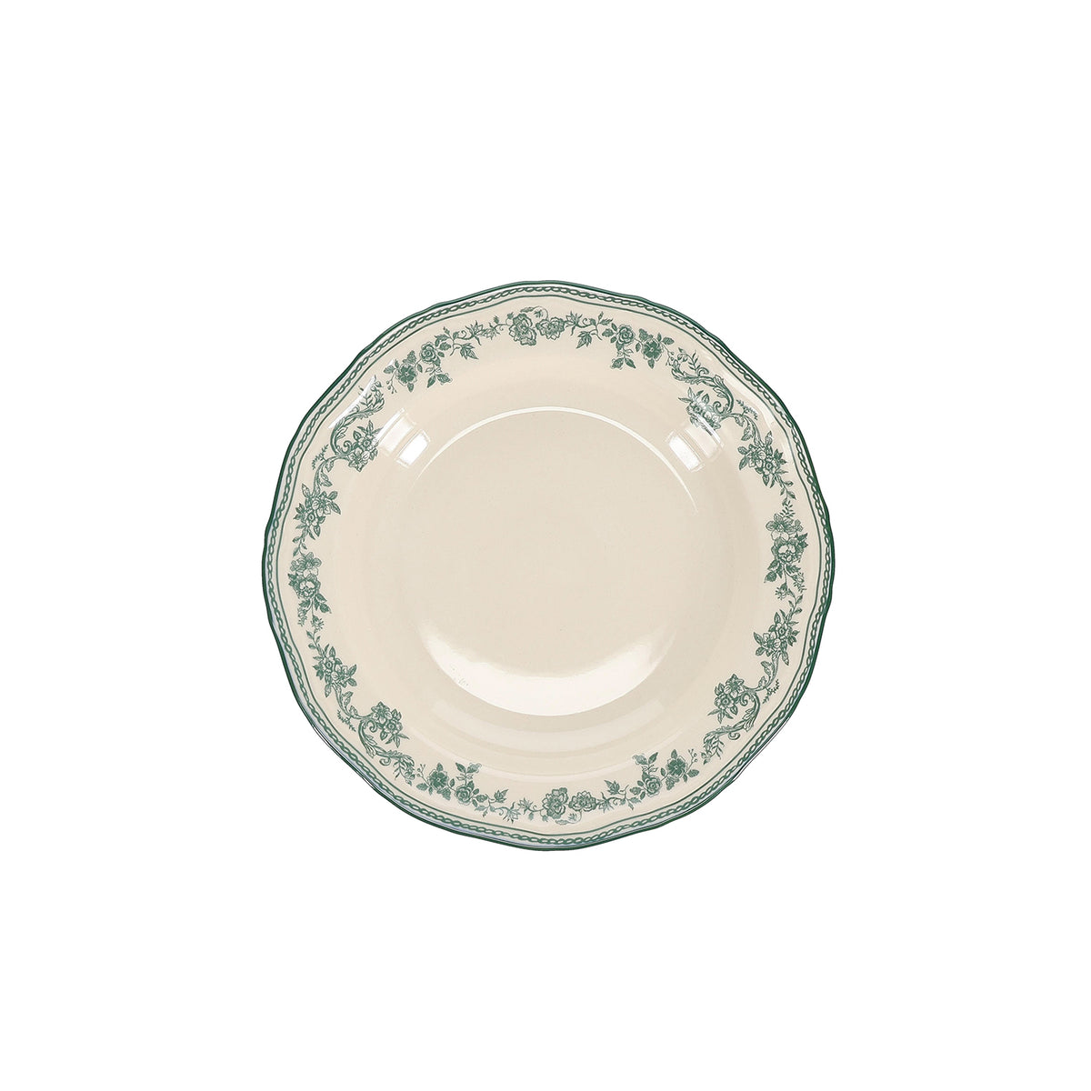 Salt & Pepper - Diep bord 23/17xH4cm Groen Cyril