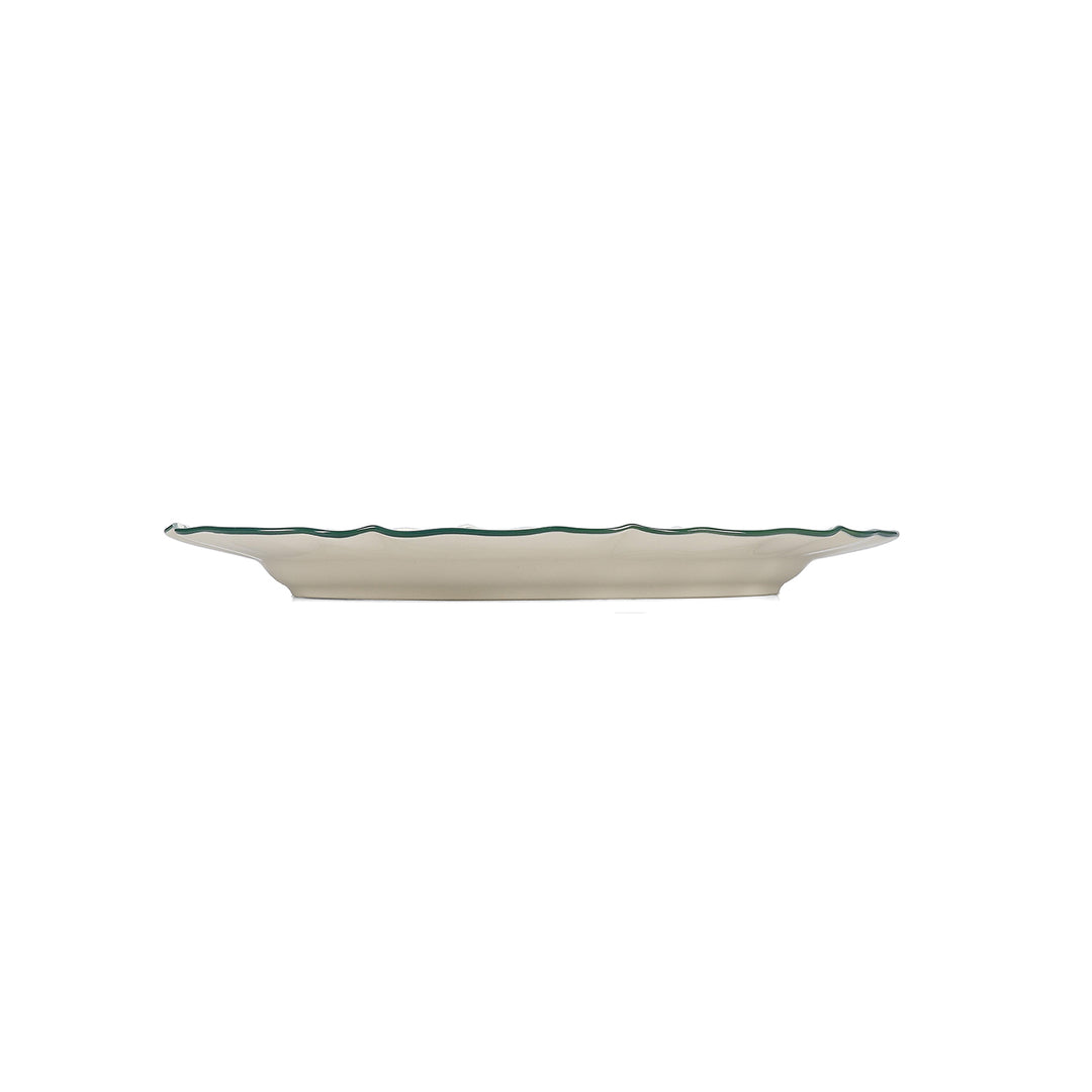 Salt &amp; Pepper - Serveerschaal 32,5x22,5cm ovaal Groen Cyril