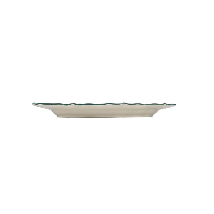 Salt &amp; Pepper - Serveerschaal 32,5x22,5cm ovaal Groen Cyril