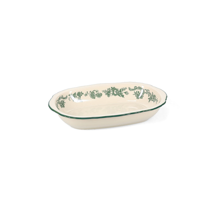 Salt &amp; Pepper - Serveerschaal 26,5x17,5xH4,5cm ovaal Groen Cyril