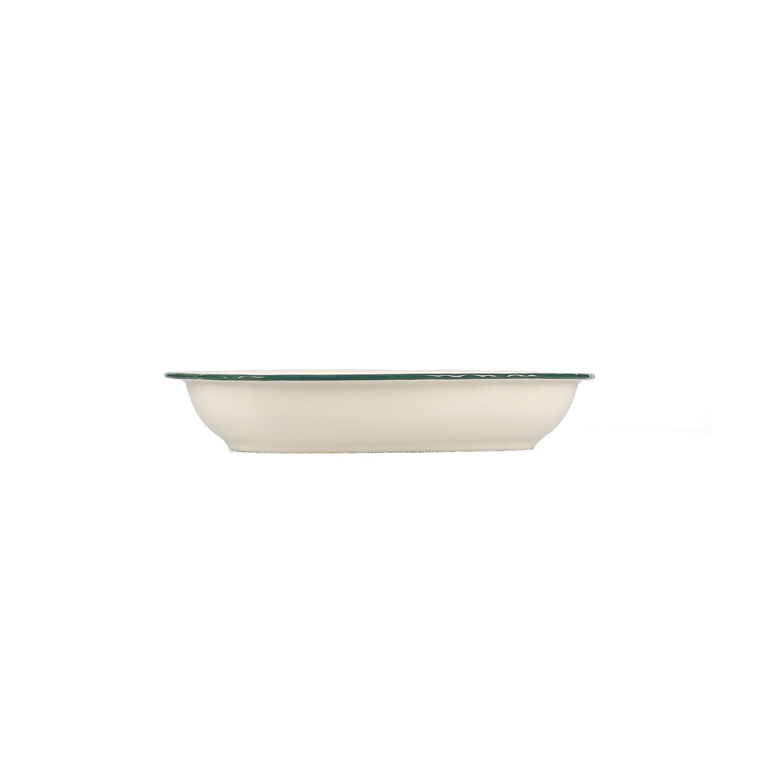 Salt &amp; Pepper - Serveerschaal 26,5x17,5xH4,5cm ovaal Groen Cyril