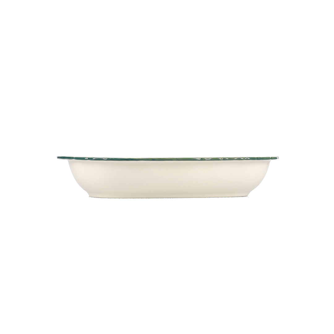 Salt &amp; Pepper - Serveerschaal 31,5x21xH5,5cm ovaal Groen Cyril