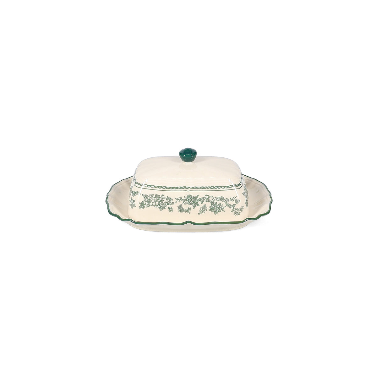 Salt & Pepper - Boterpot 20x14,5xH8,5cm Groen Cyril