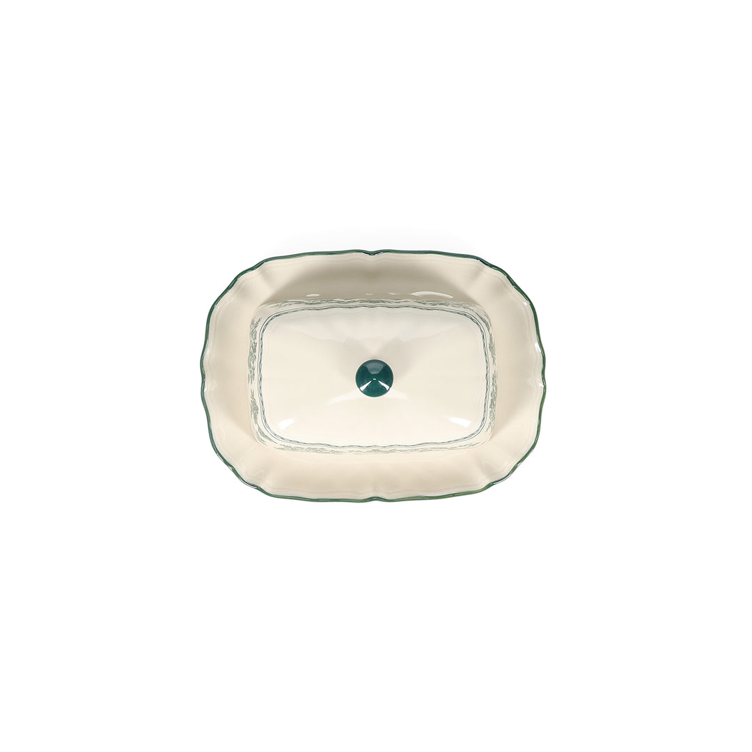 Salt &amp; Pepper - Boterpot 20x14,5xH8,5cm Groen Cyril