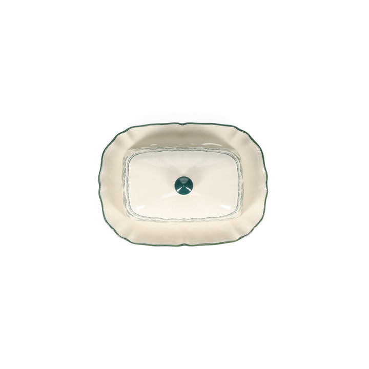 Salt &amp; Pepper - Boterpot 20x14,5xH8,5cm Groen Cyril