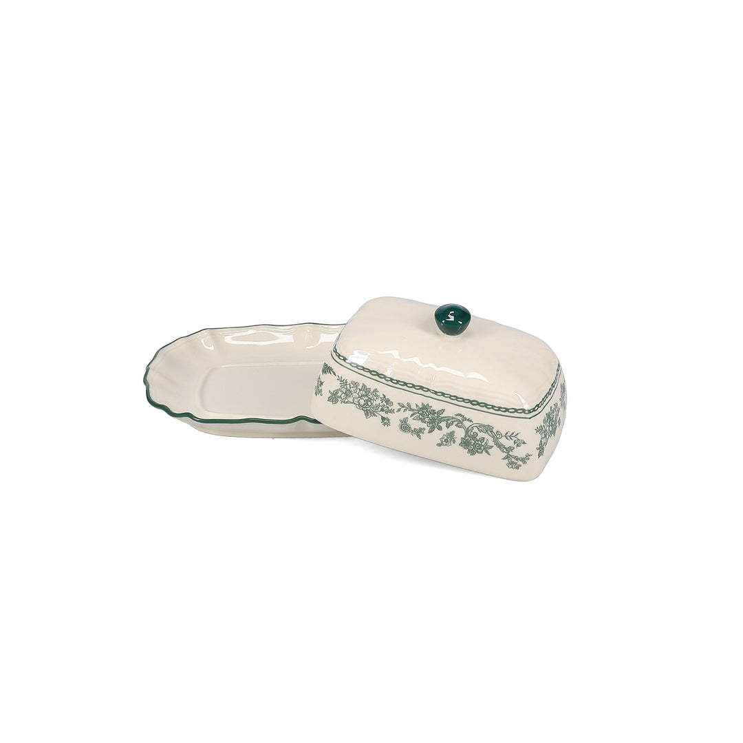 Salt &amp; Pepper - Boterpot 20x14,5xH8,5cm Groen Cyril