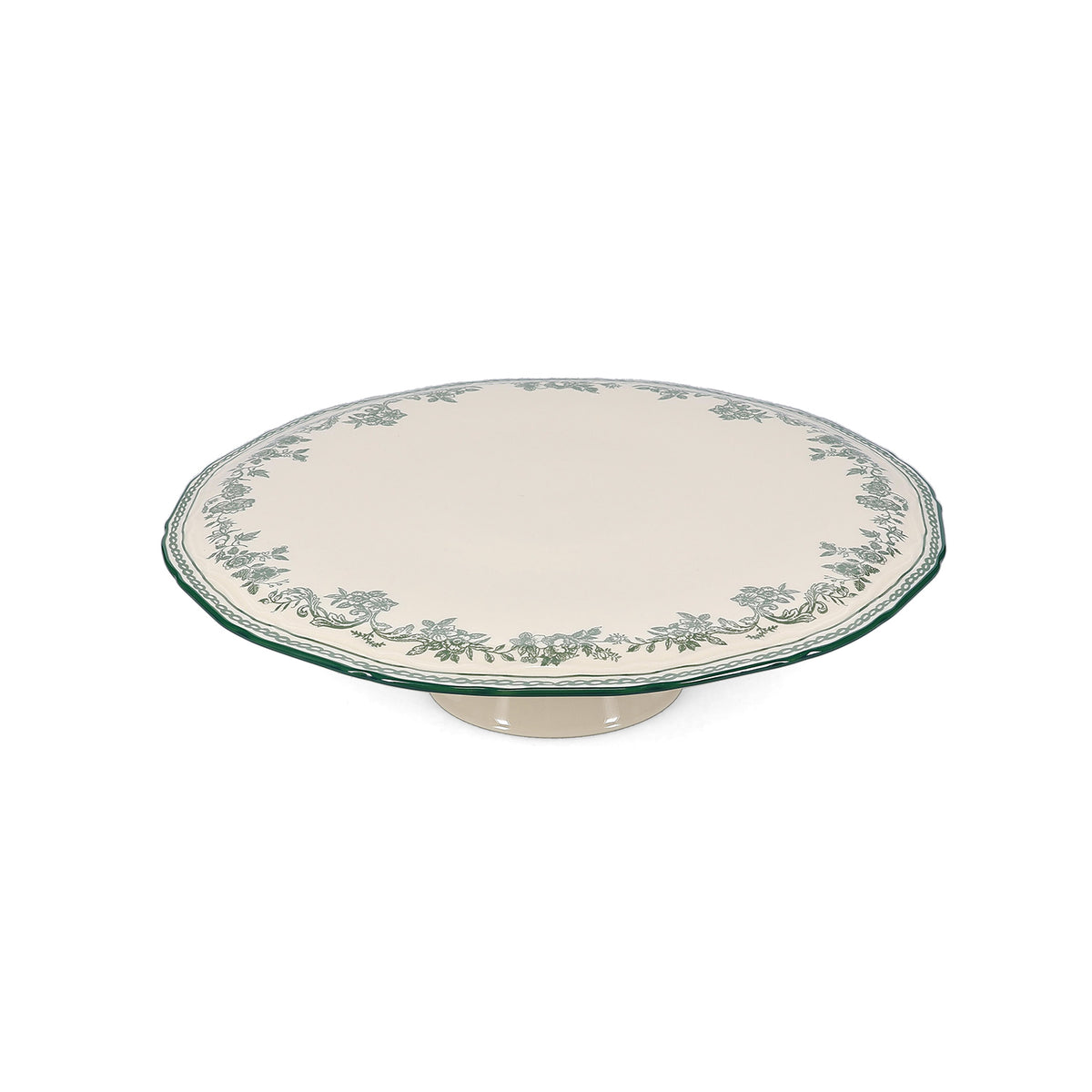 Salt & Pepper - Taartplateau 32,5xH9cm Groen Cyril