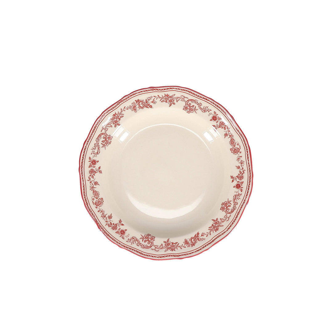 Salt &amp; Pepper - Diep bord 23/17xH4cm burgundy Cyril