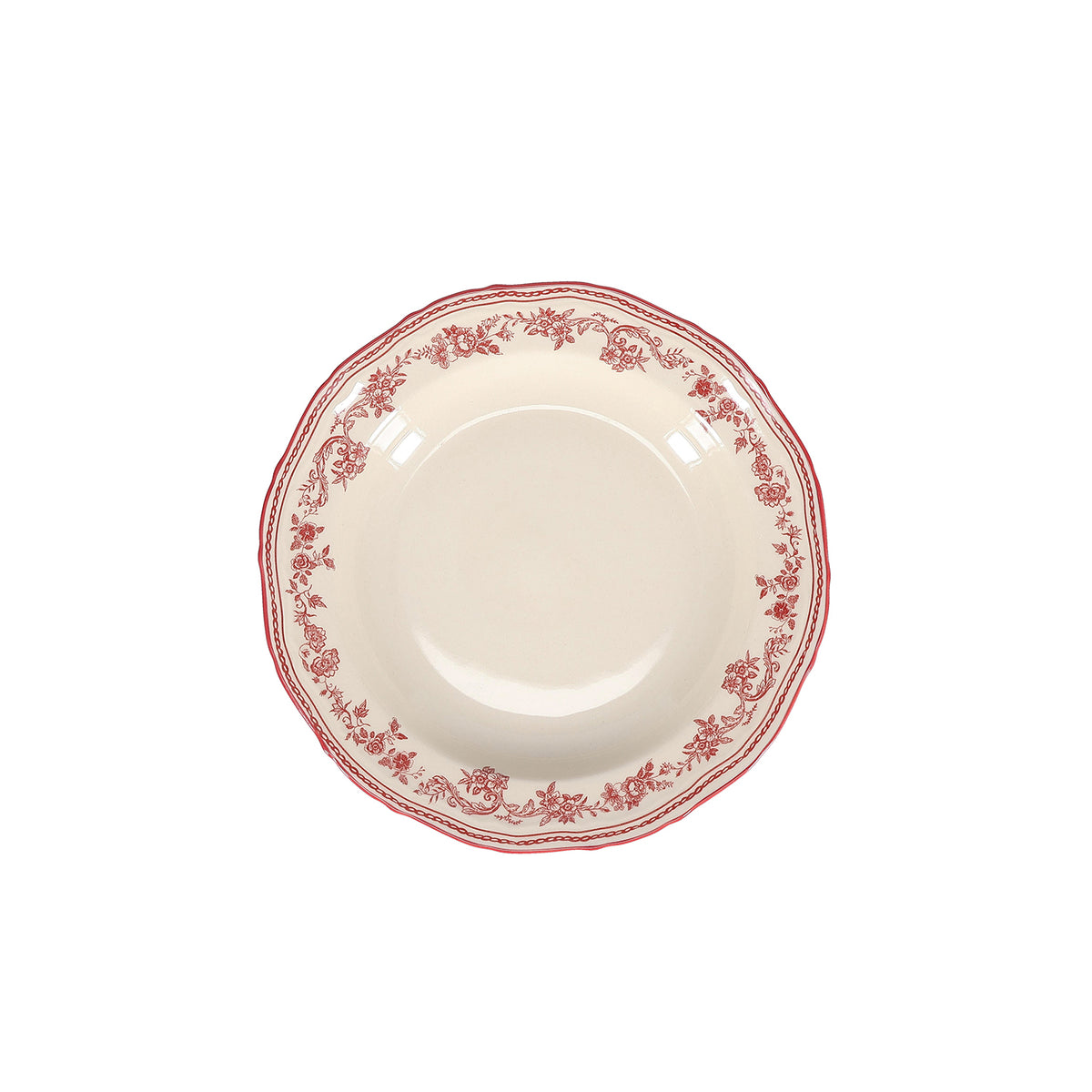 Salt & Pepper - Diep bord 23/17xH4cm burgundy Cyril