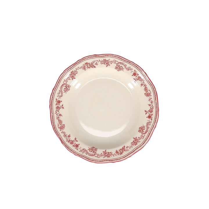Salt &amp; Pepper - Diep bord 23/17xH4cm burgundy Cyril