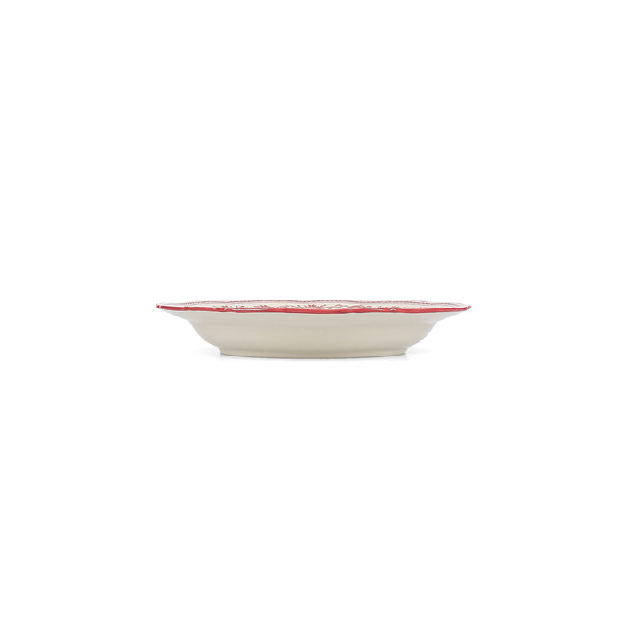Salt &amp; Pepper - Diep bord 23/17xH4cm burgundy Cyril