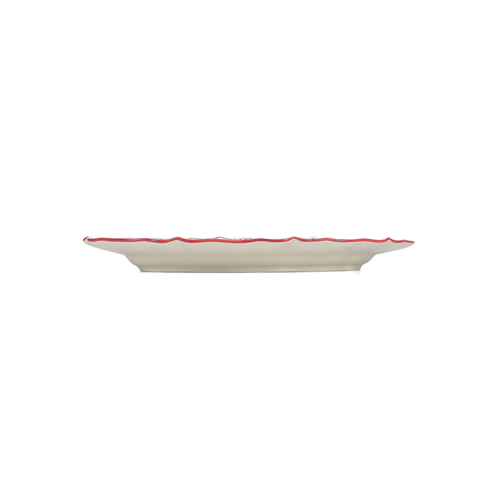 Salt &amp; Pepper - Serveerschaal 32,5x22,5cm ovaal burgundy Cyril
