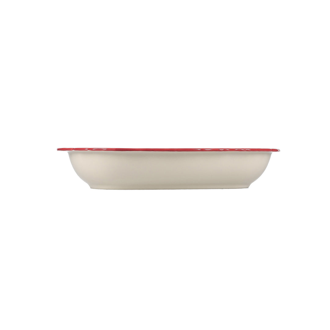Salt &amp; Pepper - Serveerschaal 31,5x21xH5,5cm ovaal burgundy Cyril