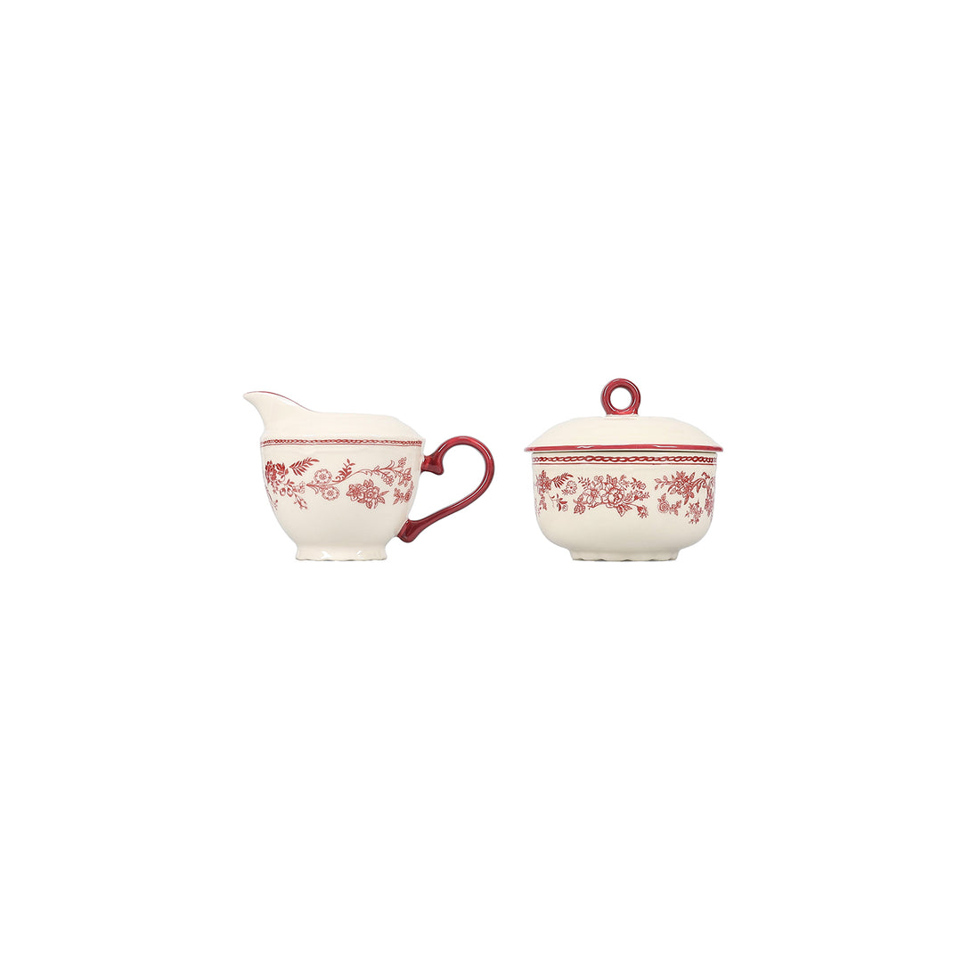 Salt &amp; Pepper - Suikerpot 20,5cl met deksel burgundy Cyril