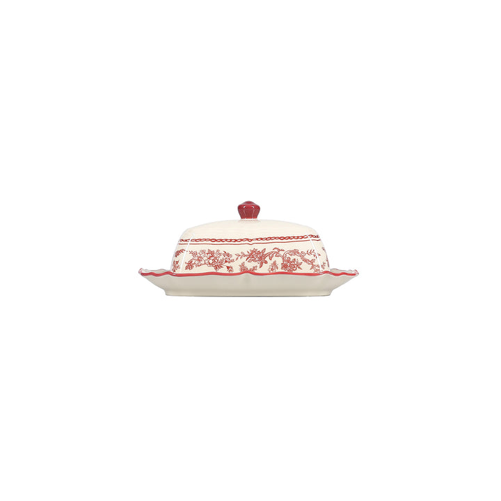 Salt &amp; Pepper - Boterpot 20x14,5xH8,5cm burgundy Cyril