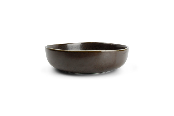 Salt &amp; Pepper - Diep bord 22xH6cm ebony Studio Urban - Set van 4