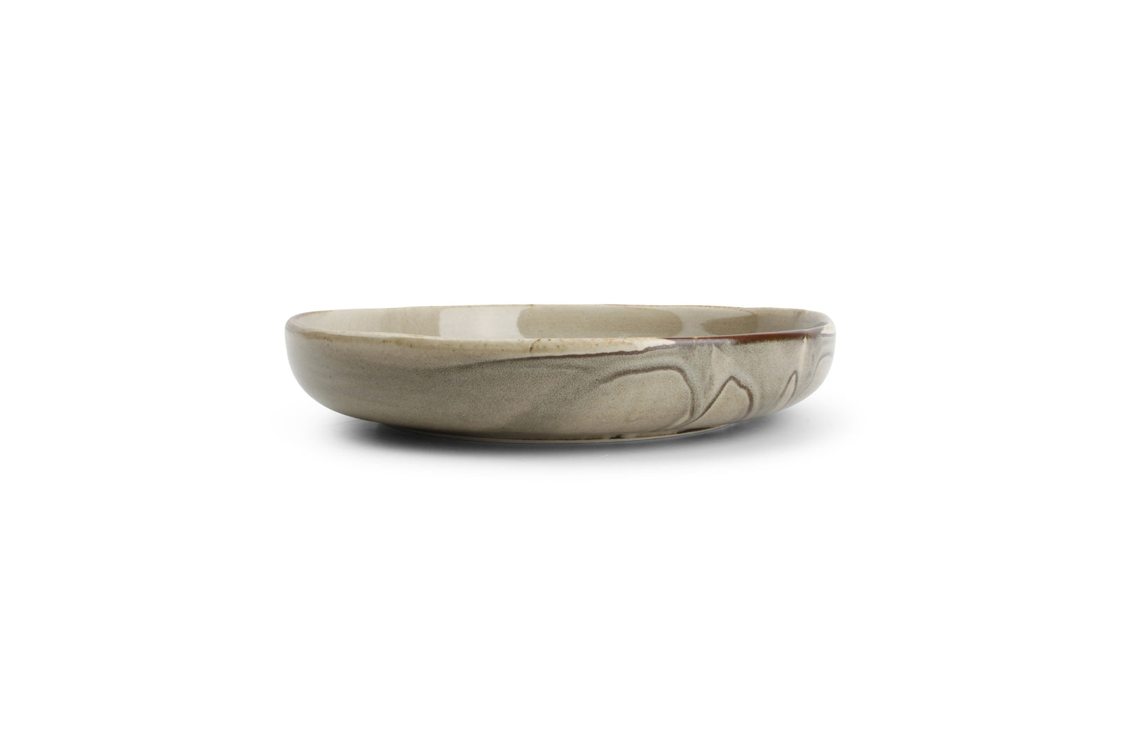 Salt & Pepper - Diep bord 22xH4cm concrete Studio Urban - Set van 4