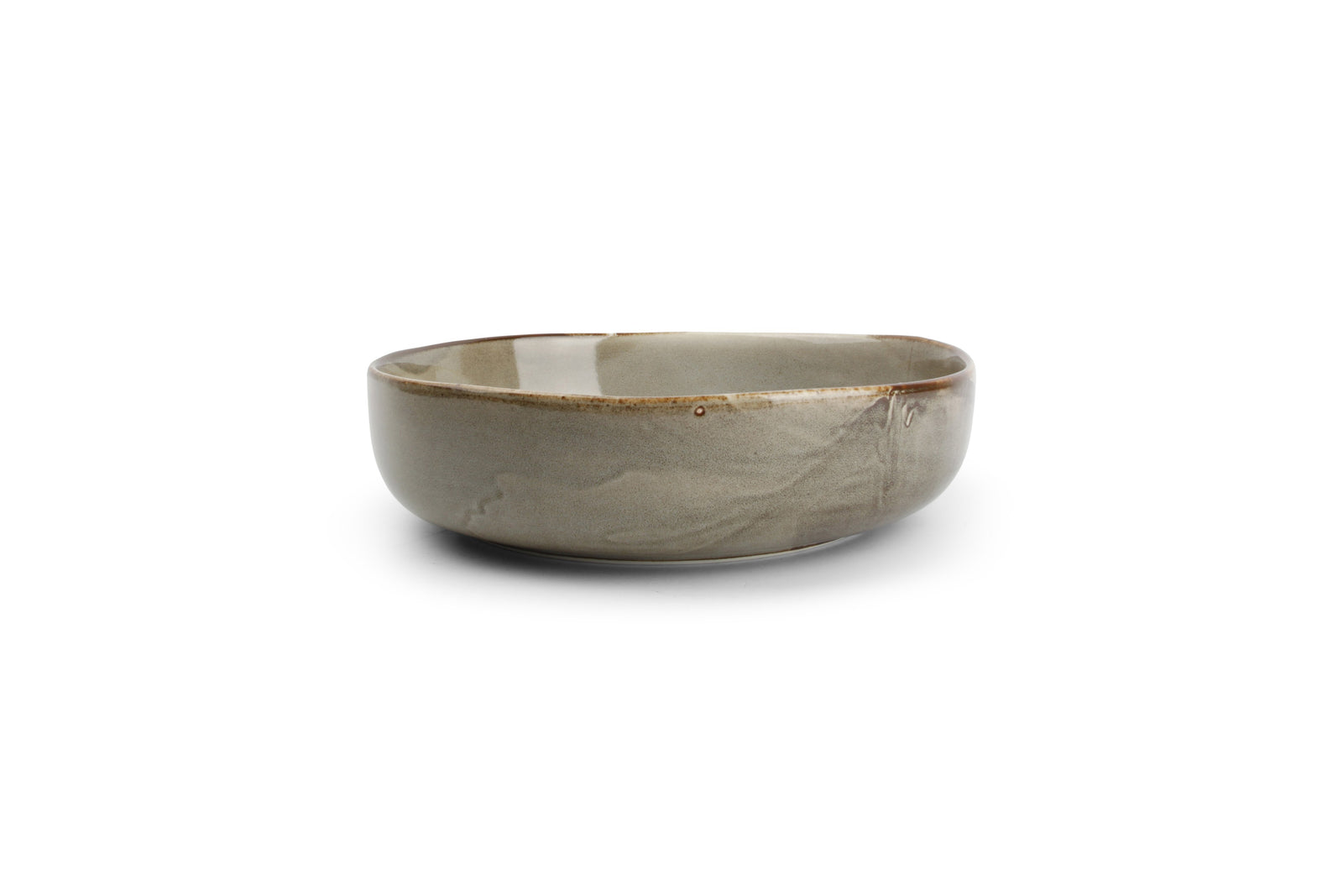 Salt & Pepper - Diep bord 22xH6cm concrete Studio Urban - Set van 4