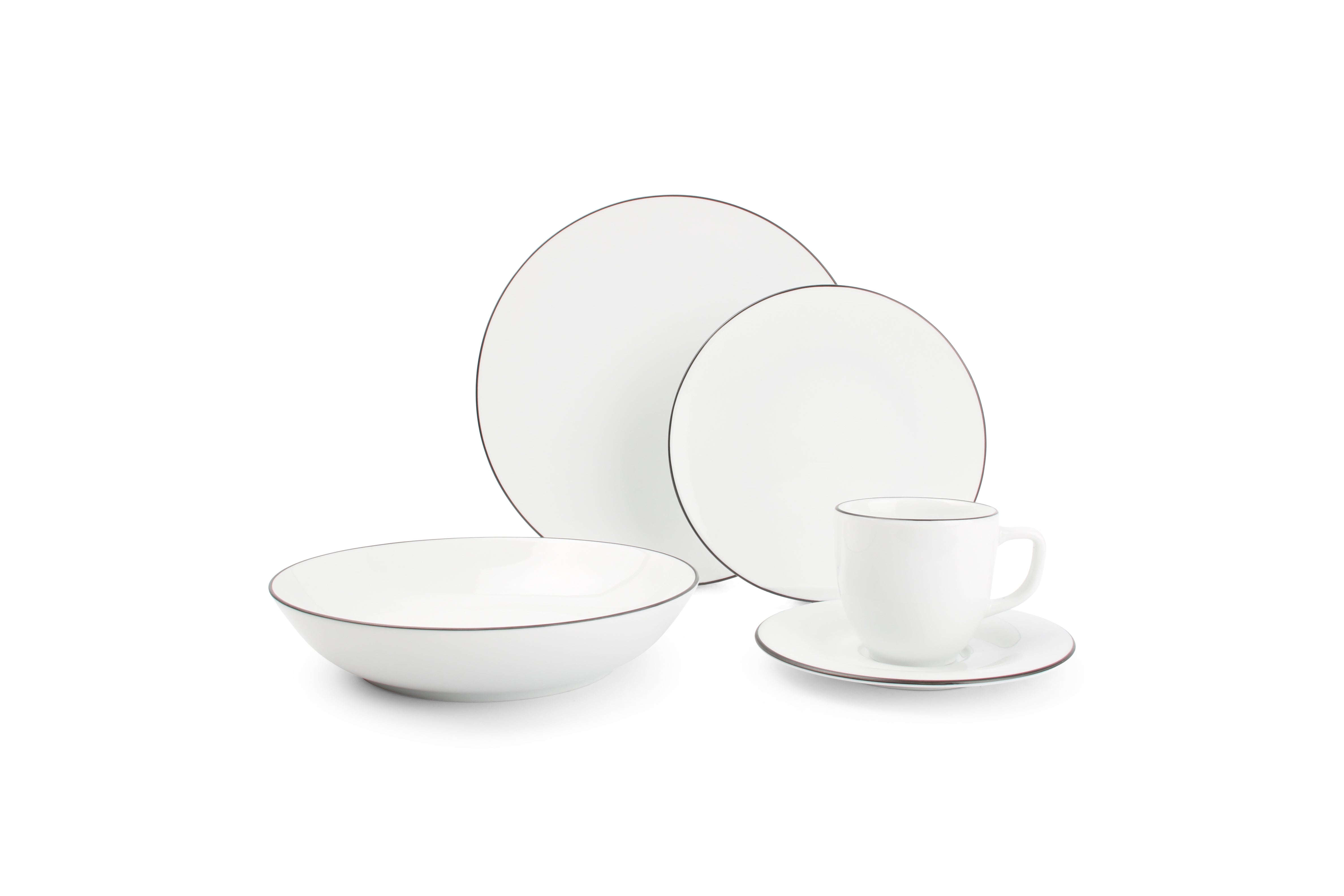 Servies 20-delig wit Puro 2