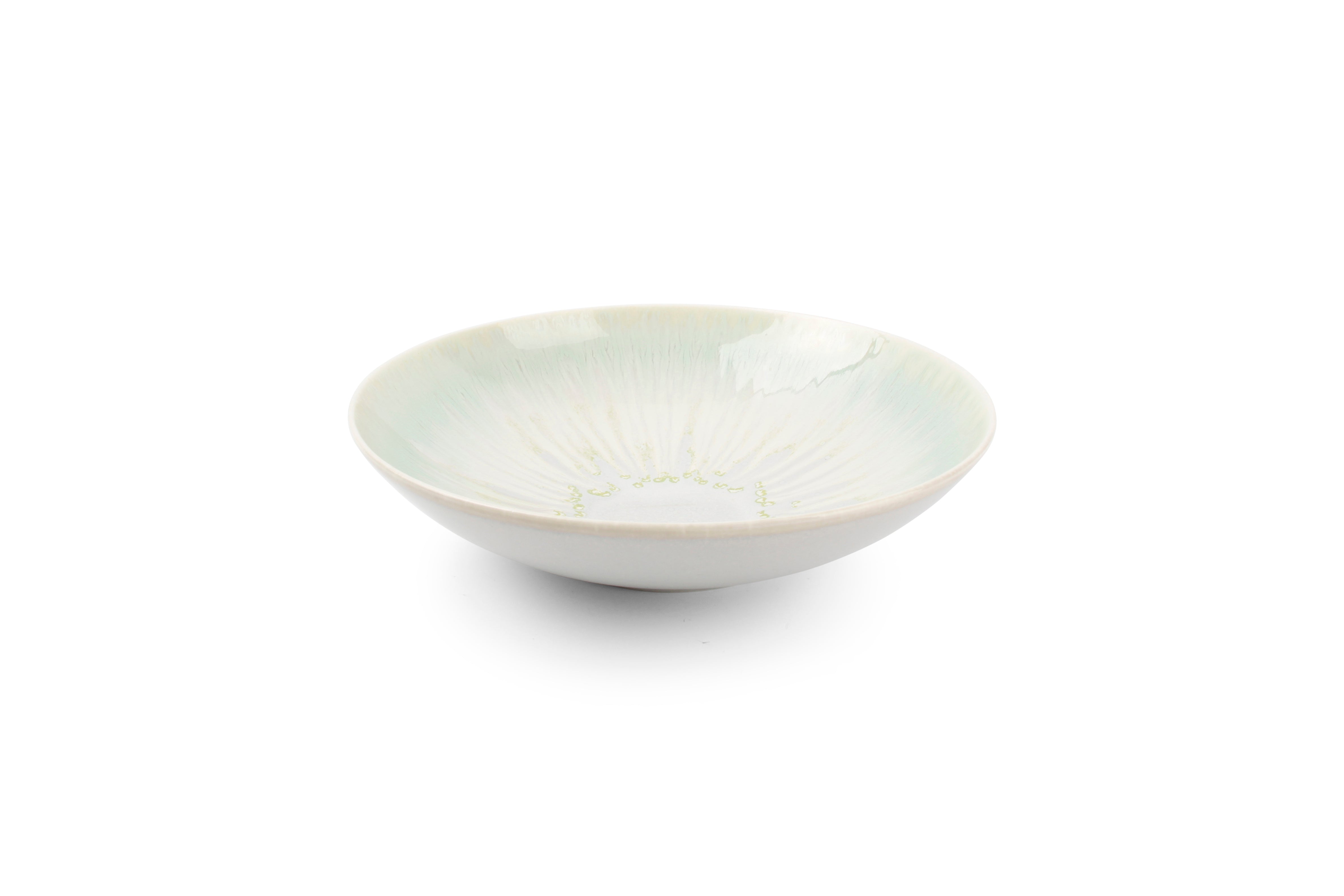 Diep bord 21xH5cm spring green Maldives