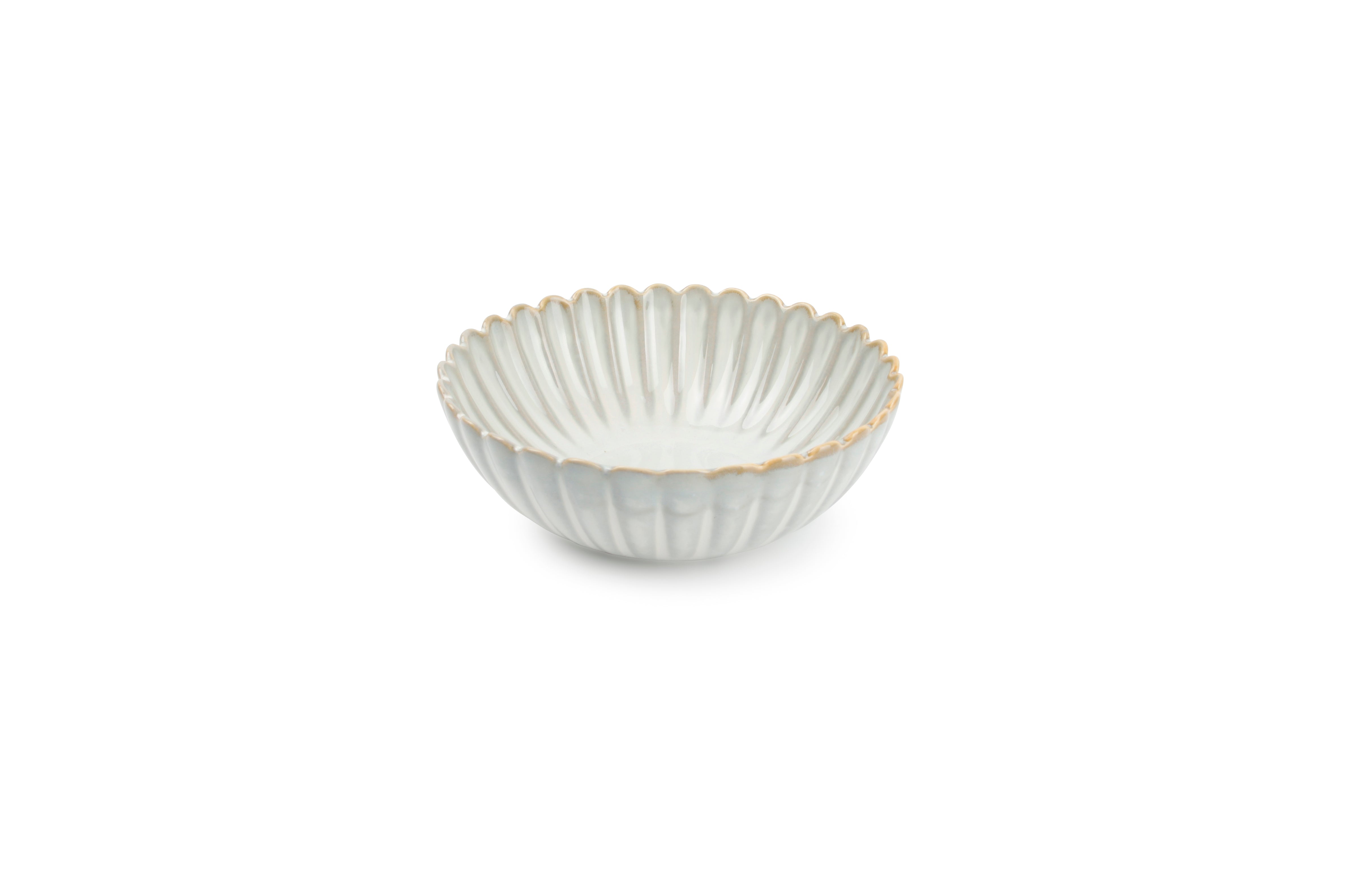 Kom 13xH4,5cm nuance white Lotus